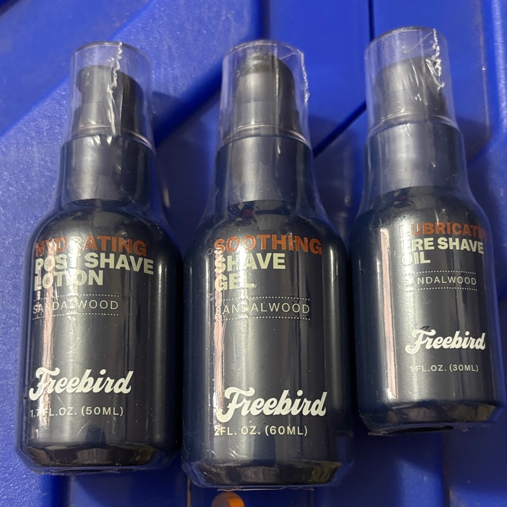 Freebird Shaving Essentials Trio - Black